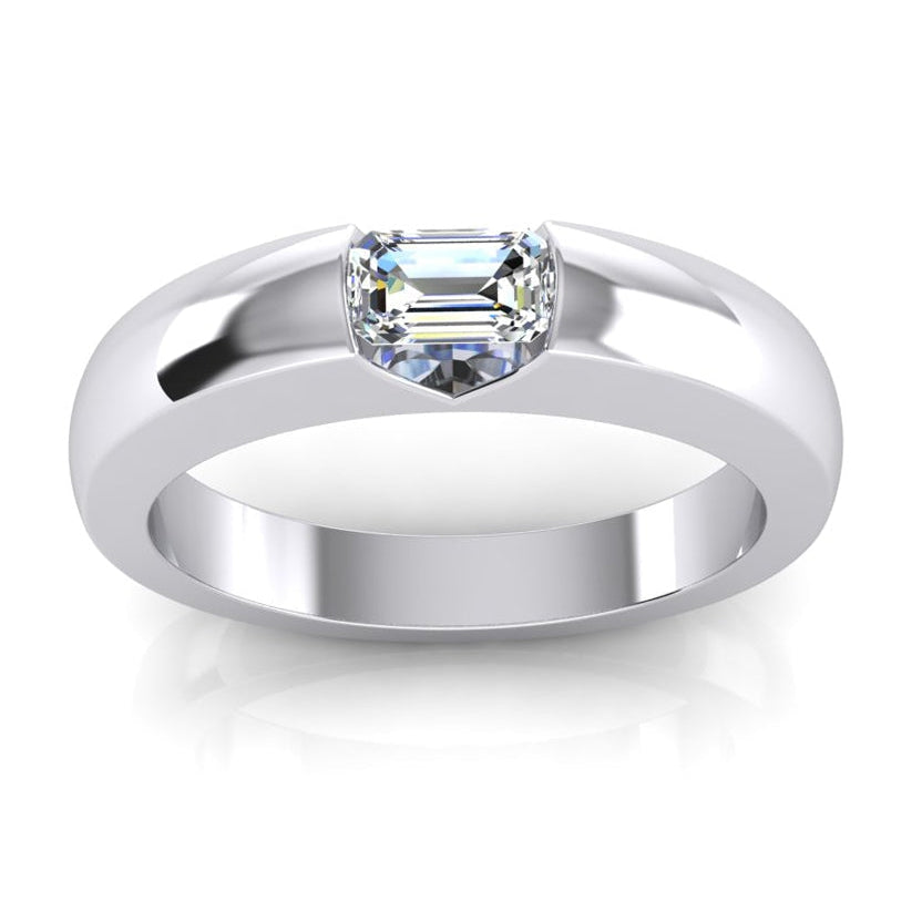 Emerald Diamond Men's Band