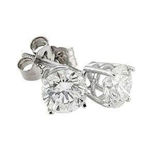 0.50 Carats Round Natural Diamond Stud Earring