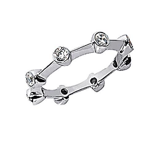 0.90 Carats Natural Diamonds Eternity Band Women's Ring New