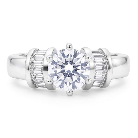 1.51 Ct Real Natural Earth Mined Diamond Anniversary Ring Three Stone Jewellery New