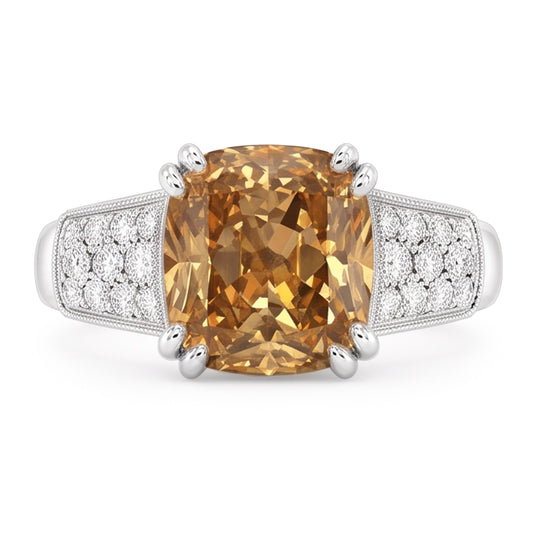 1.75 Ct Cushion Cut Natural Earth Mined Diamond Ring Gemstone 14K White Gold