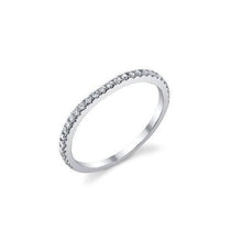 1 Ct Round Cut Real Natural Earth Mined Diamond Wedding Band 14K White Gold
