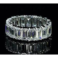 10 Carat Eternity Emerald Real Diamond Band