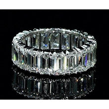 10 Carat Eternity Emerald Real Diamond Band