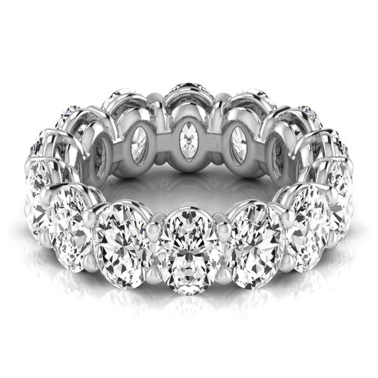Luxurious Diamond Eternity Band 0.75 ct – front view