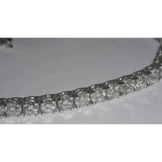 11 Carat Genuine Diamond Tennis Bracelet For Women