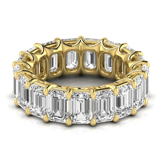 Elegant Eternity Band 12.75 ct – front view