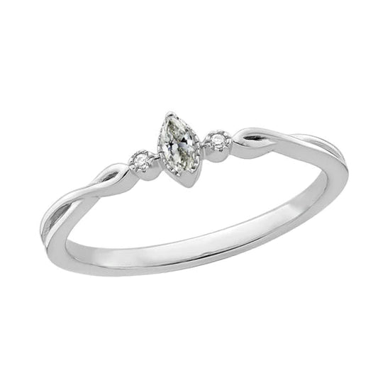 natural round diamond 1ct ring front view