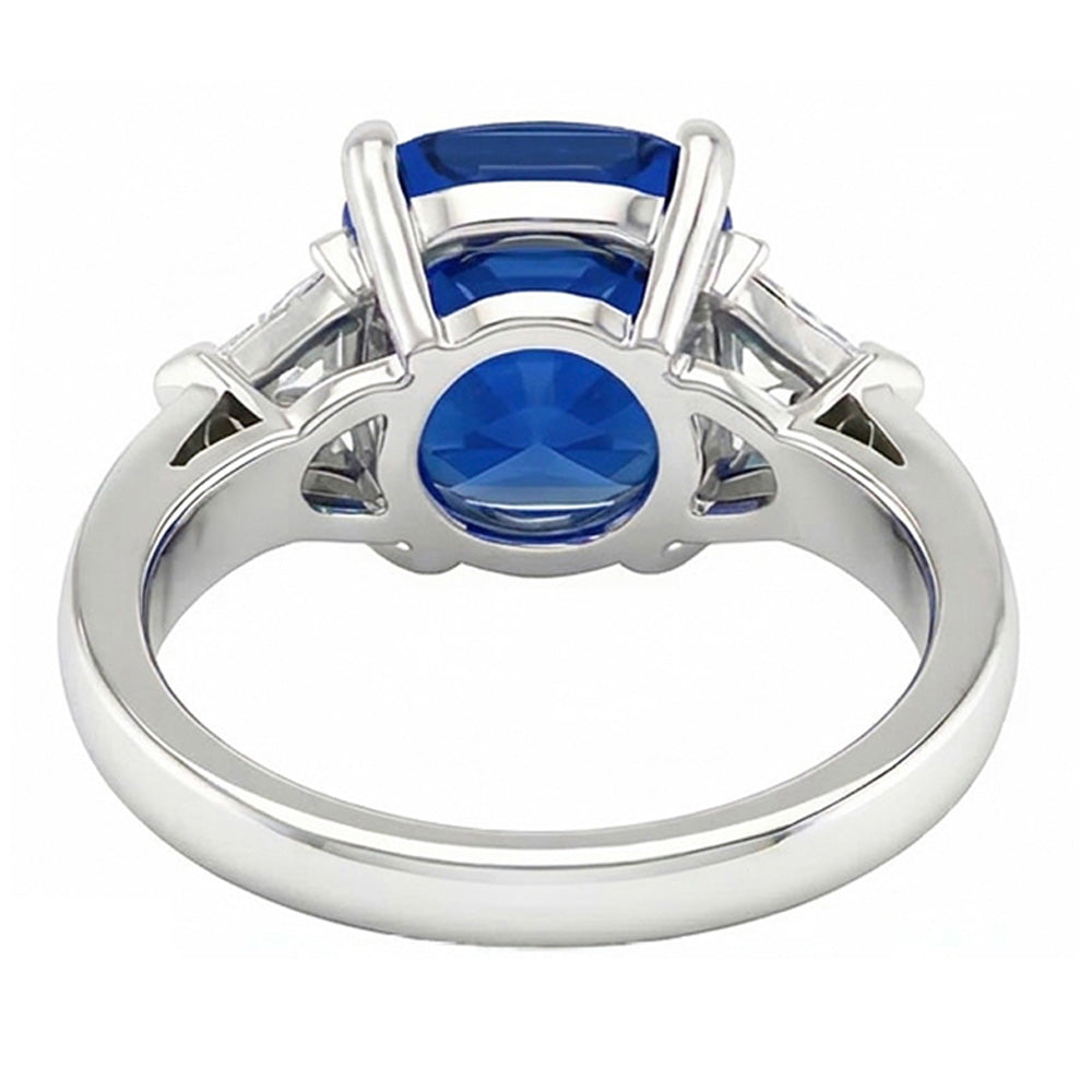 14K Gold 9 Carat Sapphire Engagement Ring