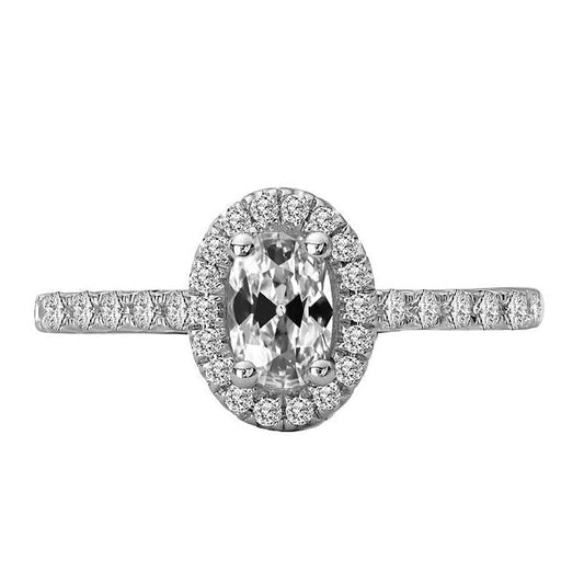 natural round diamond 5.50ct ring front view