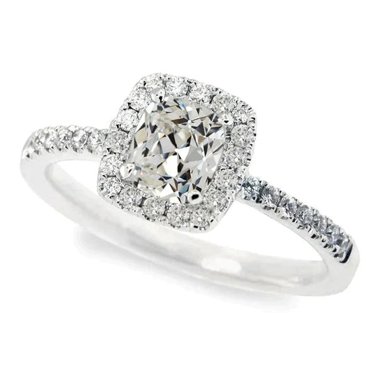natural round diamond 4.75ct ring front view