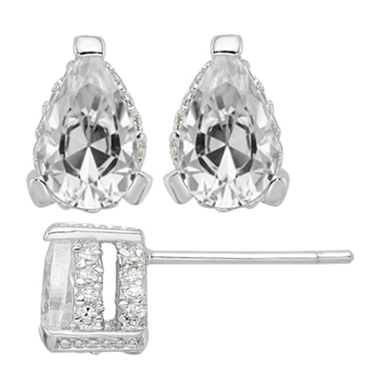 Authentic Brilliant Diamond Stud Earrings – main view