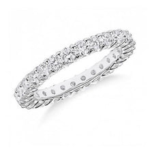 1.35 Ct Prong Set Round Cut Natural Diamond Wedding Band New