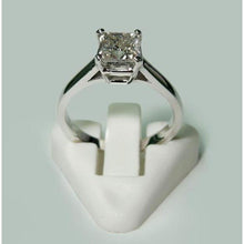 1.50 Carat Princess Real Diamond Solitaire Engagement Ring Gold