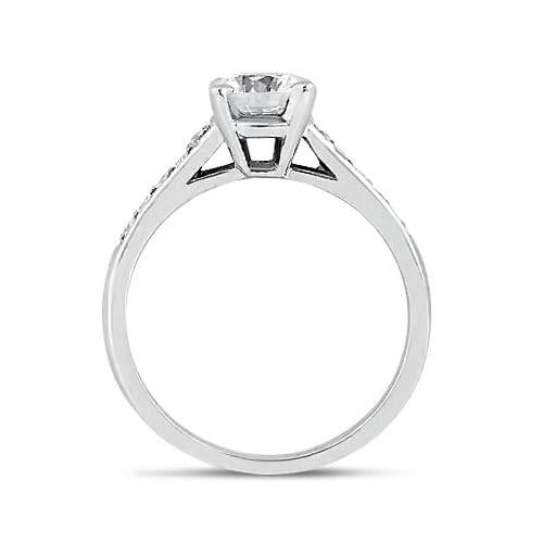 1.50 Carat Round Brilliant Genuine Diamond Anniversary Ring