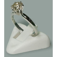 1.50 Carat Round  Genuine Diamond Solitaire Engagement Ring