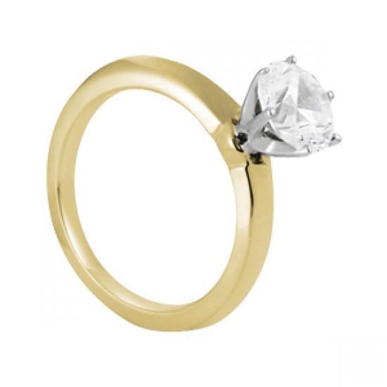 1.50 Carats Real Diamond Solitaire Engagement Ring