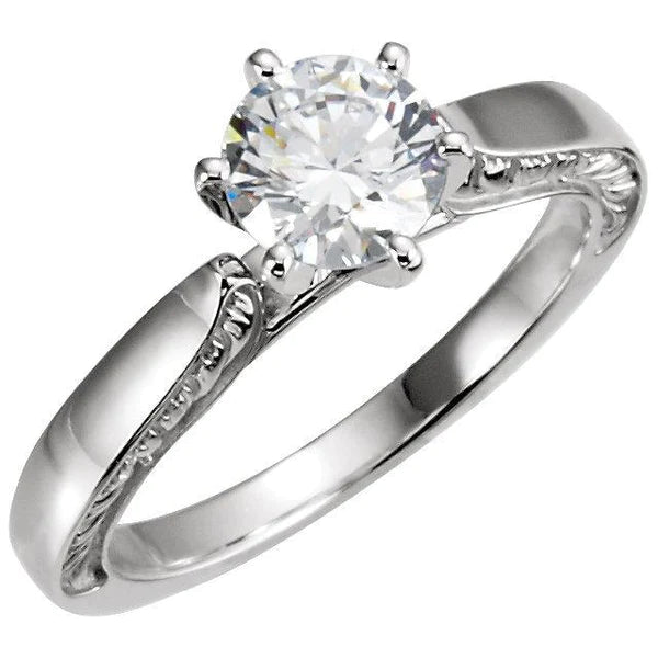 1.51 Carat Round Brilliant Real Diamond Solitaire Ring