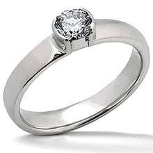 1.51 Ct. Genuine Diamond Solitaire White Gold Ring