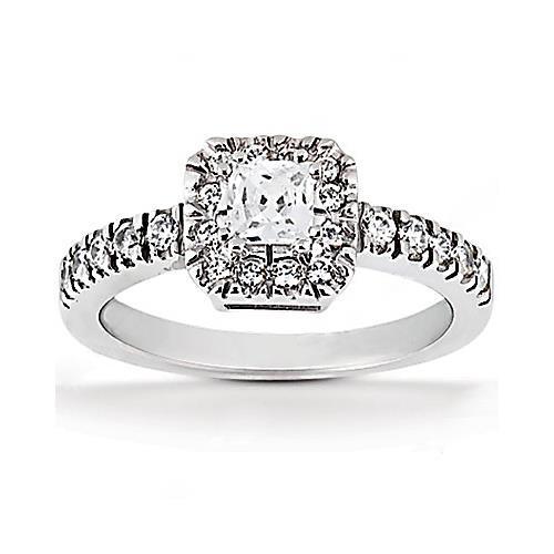 natural round diamond 1.52ct ring front view