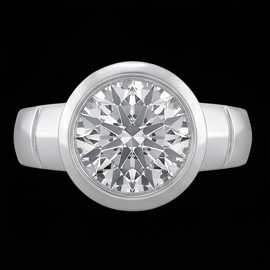 2.50 Carat Real Natural Earth Mined DIAMOND ( NOT LAB GROWN ) Solitaire Ring H VS1 Men's Jewellery