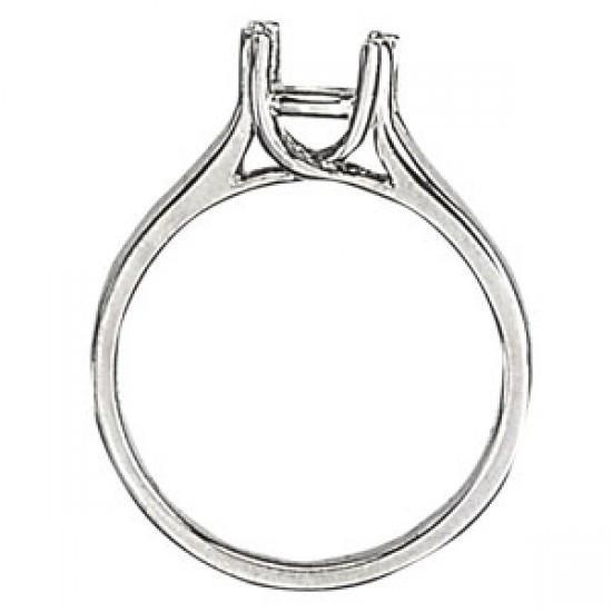 Genuine Diamond Solitaire Engagement Ring Jewelry