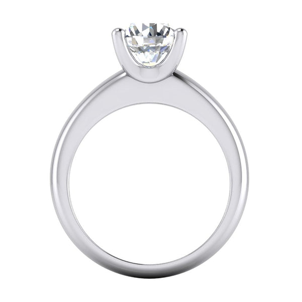 2 Carat Real Diamond Solitaire Engagement Ring For Women