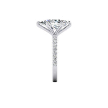 2 Carats Real Natural Earth Mined Diamond Ring Women White Gold 14K Solitaire With Accent
