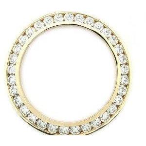 2 Ct Custom Real Diamond Bezel To Fit Rolex Date Mens Watch
