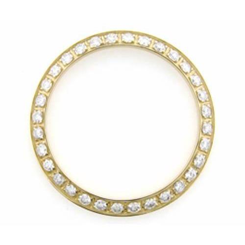 2 Ct Round Custom Real Diamond Bezel To Fit Rolex Date All Watch Models 31 Mm