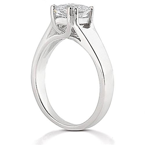 2 Ct. Natural Diamond Solitaire Fancy Ring Round Cut Gold New
