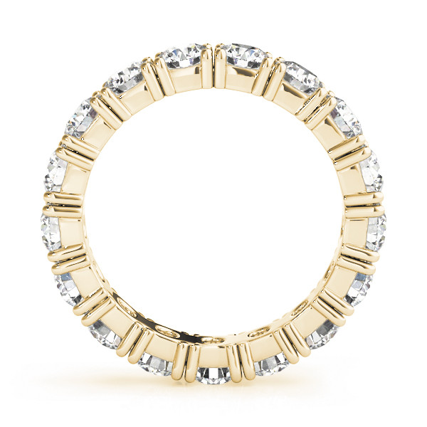 Eternity Band 14K Yellow Gold with Diamond – front view