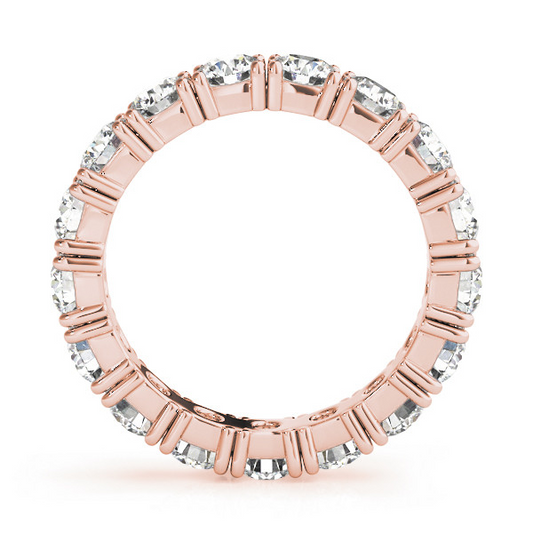 Brilliant Brilliant Diamond Eternity Band 2.55 ct – front view