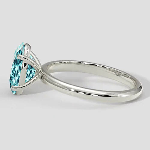 2.75ct Oval Cut Neon Paraiba Ring