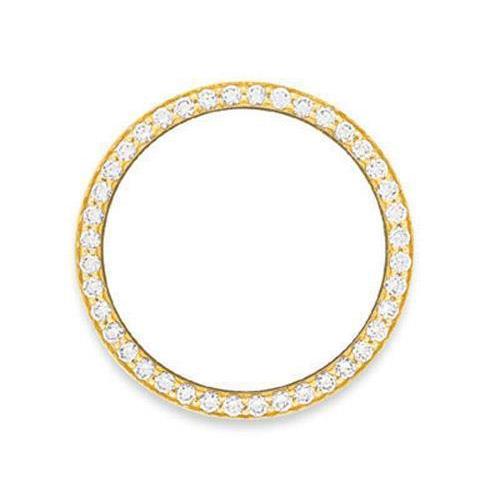 26 mm Custom Real Diamond Bezel To Fit Rolex All Watch Models 1.25 Ct YG 14K