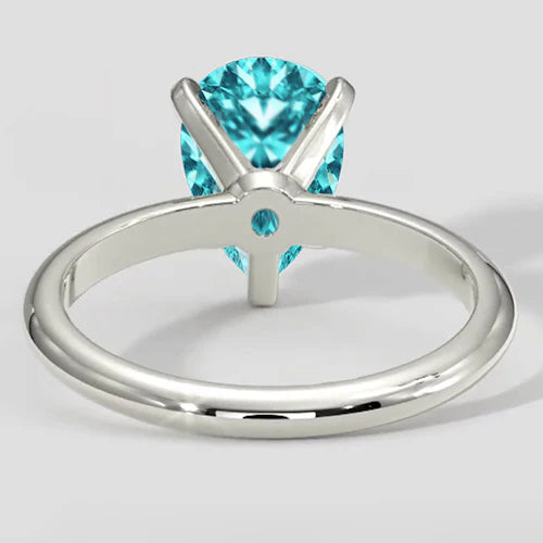 2 Ct. Pear Cut Paraiba Ring