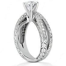 2.01 Carat Real Diamonds Engagement Ring White Gold New