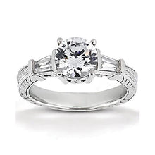 2.01 Ct. White Gold Real Diamond Anniversary Three Stone Ring New
