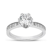 2.02 Ct Round Real Natural Earth Mined Diamond Engagement Ring Women Jewellery New