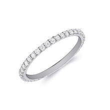 2.10 Ct Sparkling Real Diamonds Eternity Anniversary Band White Gold 14K