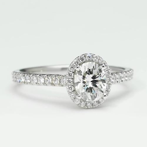 natural round diamond 2.15ct ring side angle