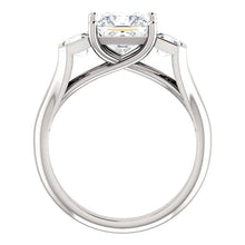 2.20 Carat Three Stone Real Diamond Engagement Ring