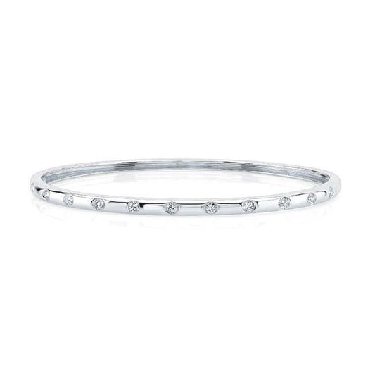 natural round diamond 2.20ct bracelet front view