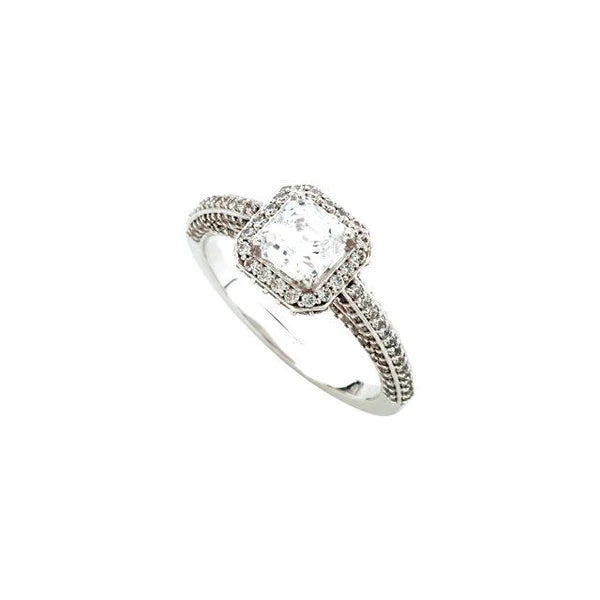 2.31 Carats Asscher Natural Diamond Solitaire Engagement Ring Jewelry New