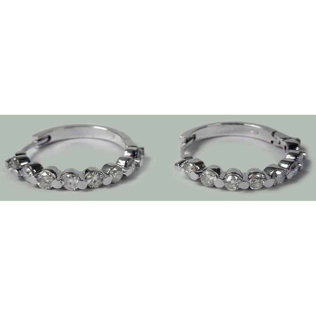 2.4 Ct Round Diamond Natural Women 14K White Gold