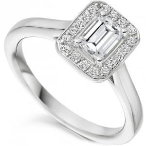 natural round diamond 2.40ct ring front view