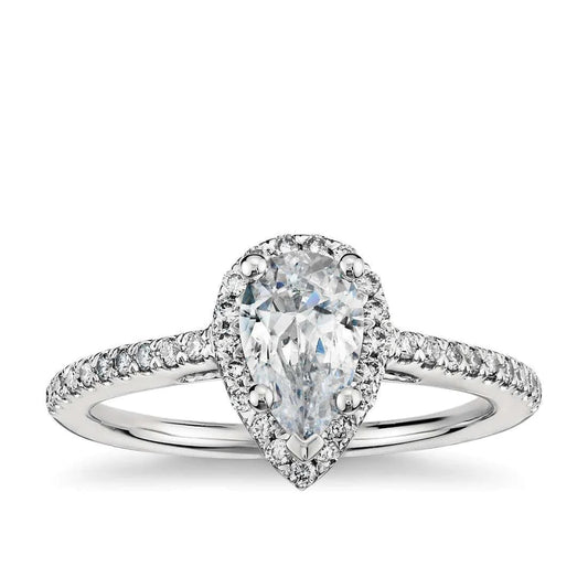 natural round diamond 2.44ct ring front view