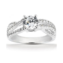 2.45 Ct. Real Diamond Engagement Ring Twisted Shank New Jewelry