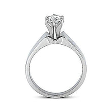 Marquise Real Diamond Thick Shank Ring