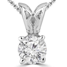 2.5 Ct Gorgeous Round Cut Real Natural Earth Mined Diamond Solitaire Pendant